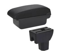 For Suzuki For Ignis Car Armrest Box Storage Box Retrofit Part Interior Details Accessorie WEFOLCC(C2 Black line NO USB)