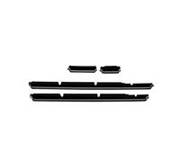 For Suzuki For Spacia For MK54S MK94S 2024 2025 Front Bumper Lower Middle Net Mesh Grille Grill Around Cover MZEER(ABS black)