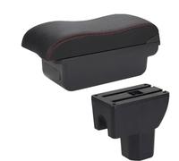 For Suzuki For Splash Armrest Box Car Armrest Curved Centre Consoles Storage For Space Box Armrest Cars Accessories(C1 Black red)
