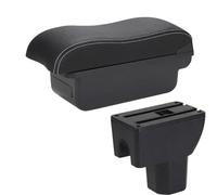 For Suzuki For Splash Armrest Box Car Armrest Curved Centre Consoles Storage For Space Box Armrest Cars Accessories(C3 Black white)