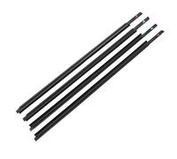 for Suzuki for Sx4 Hatchback 83811-56k00-000 4pcs Window Weatherstrip Outer Door Glass Moulding Trim Sealing Belt Weather Stripers Sliding Door Seal