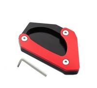 For Suzuki For V-Strom 650 DL650 2004-2024 Motorcycle Side Stand Foot Support Plate Kickstand Extension CNC Aluminum Reduces the risk of tilting(Rosso)
