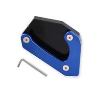 For Suzuki For V-Strom 650 DL650 2004-2024 Motorcycle Side Stand Foot Support Plate Kickstand Extension CNC Aluminum Reduces the risk of tilting(Blu)