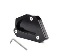 For Suzuki For V-Strom 650 DL650 2004-2024 Motorcycle Side Stand Foot Support Plate Kickstand Extension CNC Aluminum Reduces the risk of tilting(Black)