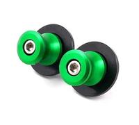 For Suzuki For V-Strom 650 For VStrom 250 650 1000 1050 XT DL650 For VStrom 800DE Motorcycle Swingarm Spools Slider Stand Screws 8MM POMPOMPUR(Green)