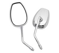 For Suzuki GN 125 10mm Motorcycle Rearview Mirrors Scooter Chrome Side Mirror motorcycle bar end mirrors