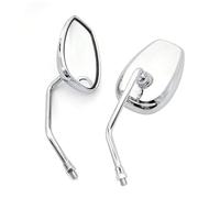 For Suzuki GN 125 For Jog BWS BWS 100 125 Vino 10mm Motorcycle Rearview Mirrors Scooter Chrome Side Mirror Handlebar Mirror