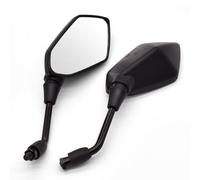 For Suzuki GS1000 GS500E GS550M Katana GSX1100F Motorcycle Mirror Side Convex 8mm 10mm(Black)