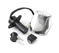 For Suzuki GS125 1982-2000 Motorcycle Tank Lock Fuel Cap Ignition Switch Seat With Key Kit Motorcycle Ignition