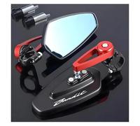 For SUZUKI GSF 250 600 600S 650 650S 750 1200 1250 GSX150 Mirrors Handle Bar End Rearview(Red)