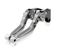 For Suzuki GSF1200 BANDIT 2001-2006 2005 2004 Motorcycle Adjustable CNC Aluminum Alloy Folding Extendable Brake Clutch Lever(Silver 3)