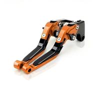 For Suzuki GSF1200 BANDIT 2001-2006 2005 2004 Motorcycle Adjustable CNC Aluminum Alloy Folding Extendable Brake Clutch Lever(Orange 2)