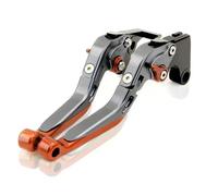 For Suzuki GSF1200 BANDIT 2001-2006 2005 2004 Motorcycle Adjustable CNC Aluminum Alloy Folding Extendable Brake Clutch Lever(Orange 1)