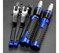 For SUZUKI GSF1200 BANDIT GSF 1200 2000 1999 1998 1997 1996 Motorcycle Brake Lever Clutch Handle Adjustable Grips Sets(Blue 2)