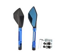 For Suzuki GSF1250 GSF600 For Gladius SFV650 SV650 SV1000 GSR600 Universal Motorcycle Rearview Side Mirrors 8mm 10mm(Blue)