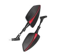 For SUZUKI GSR 600 400 750 Handle Bar End Reflector Mirrors Motorcycle Tip Side Rear View Mirror(Red)