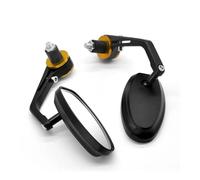 For Suzuki Gsr 600 750 Gsx S750 R 600 750 Sfv650 Motorcycle Aluminum Handle Bar End Side Rearview Mirrors Motorcycle Rearview Mirror(GOLD)