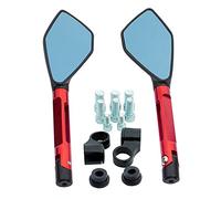 For Suzuki GSR600 / B-King GSF1250 GSF600 Gladius SFV650 SV650 SV1000 Motorcycle Mirrors 8mm 10mm Aluminium Rearview Mirror(Red)