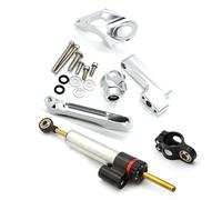 For Suzuki GSX1300R HAYABUSA 1300 1998 1999 2000 2001 2002 2003-2019 Motorcycle Steering Stabilizer Damper Mounting Bracket Kit Anti-shake device(Damper n Bracket 2)