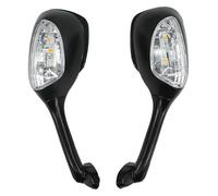 For SUZUKI GSXR 600 750 1000 2006-2010 For K6 K7 K8 SV650 650S Motorcycle Rearview Rear View Side Mirrors With Turn Signal motorcycle rear view side mirrors(Clear)