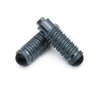 For Suzuki GSXR 600 750 1000 K1-K4 SV650S SV1000 S 8MM Universal Motorcycle Rearset Footrests Knurling Footpeg Foot Pegs(GRAY)