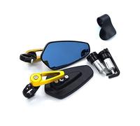 For Suzuki GSXR GSX-R 600 750 1000 K1 K2 K3 K4 K5 K6 K7 K8 K9 Universal Motorcycle Handlebar End Side Rearview Mirror(Gold)