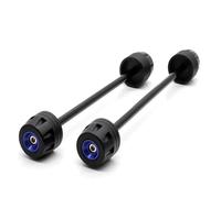 For SUZUKI GSXR1000 GSX-R1000 2001-2022 2005 2007 2017 GSX-R 1000 Motorcycle Wheel Protector Rear Front Axle Fork Crash Sliders Crash Protector(BLUE)