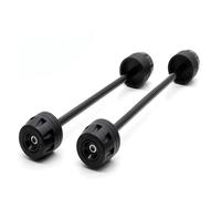 For Suzuki GSXS 1000 F GSX-S1000 GSX-S1000F 2015-2020 2016 2017 GSX-S Motorcycle Wheel Protector Front Rear Axle Fork Crash Sliders Crash Protector(Black)