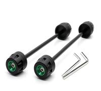 For Suzuki GSXS750 2015-2023 Front Rear Axle Fork Crash Slider Motorcycle Wheel Protector Anti-drop engine(Green)