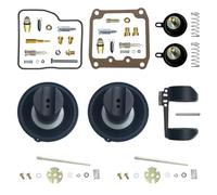 For Suzuki INTRUDER 400 VS400 Front & Rear Carburetor Repair Kit Diaphragm Float Parts main tenance(Style8)