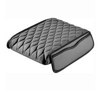 For Suzuki LIANA A6 Car Armrest Cushion,Leather Universal Auto Center Console Pad,Wear Resistant Protection Middle Console Cover (Gray)