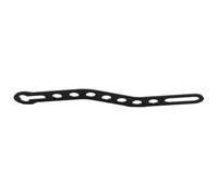 For Suzuki Motorcycle Black Retro Exhaust Hanger Bracket Muffler Fixing Tool End Silencers Universal Muffler Section Mid Link Pipe