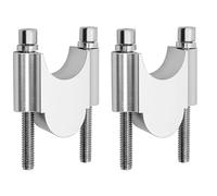 For Suzuki RM125 RM250 RMZ450 LT500R LT250 LT80 Motorcycle Handlebar Riser Bar Mount Handle Clamp 28mm 1 1/8" 22mm 7/8" Motorcycle Riser Clamp(SILVER,28mm)