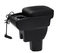 For Suzuki Splash Armrests Car Centre Console Armrest Box Large Capa For Honda City Car Retrofit Arm Rest Storage Box Interior Parts With Charging Adapter