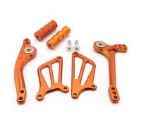 For Suzuki SV650 SV 650 S 2015 2026 2017 2018 Aluminum Motorcycle Rearset Footrest Footpeg Brake Gear Shift Shifter Lever Wing Footrests(Orange)