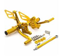 For Suzuki SV650 SV1000 1998-2014 GSXR 600 1000 750 K1-K4 GSXR750 96-05 Motorcycle Foot Pegs Pedal Rearset Rear Set Footrest CYPMDW(Gold)