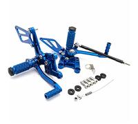 For Suzuki SV650 SV1000 1998-2014 GSXR 600 1000 750 K1-K4 GSXR750 96-05 Motorcycle Foot Pegs Pedal Rearset Rear Set Footrest CYPMDW(Blue)