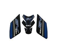 for Suzuki SV650 SV650X 3D Rubber Tank Pad Motorcycle Pads Side Traction Knee Grips Stickers