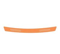 For Suzuki SX4 Car Styling Rear Bumper Scuff Guard Protector Sticker Carbon Fiber Trunk Door Guard Strips(Orange,101x8cm)