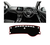 For Suzuki SX4 For S-Cross 2013-2020 Car Dashboard Mat Avoid Light Sun Shade Pad Cover Anti-UV Carpets Dash Board Carpet(A RHD Red Side)