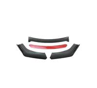 For SUZUKI SX4 For S-cross For Splitter 2013 2014 2015 Front Bumper Spoiler Protector Plate Lip Body Kit MZEER(Carbon Surface-red)