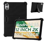 for SVITOO Tab 12 GMS Certifie Case 12Inch, Shockproof Four Corner Airbag Protection,Soft Silicone Edge Cover with Built-in Stand,Heavy Duty Protective Sleeve for SVITOO Tab 12 GMS Certifie,Black
