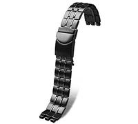 for Swatch Men Steel Watch Metal Strap YVS451 YVS435 YCS443G watchband Accessories 19mm 21mm watchbands (Color : Steel Color, Size : 19mm)