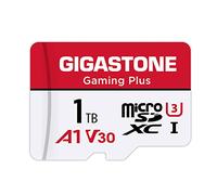 【For Switch 1 Only】GIGASTONE 1TB Micro SD Card, Gaming Plus, Up to 150/120 MB/s, MicroSDXC Memory Card for Nintendo-Switch 1, SteamDeck, 4K UHD Video, UHS-I A1 V30 U3 C10 with Adapter