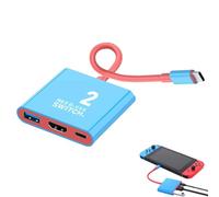 for Switch 2 Docking Station Portable Dock for TV Adapter Support 4K/60Hz,Inclding HDMI Port,PD Power Supply Port, USB Interface,Travel Dock Expansion Compatible with Switch 2 TV Docking Station