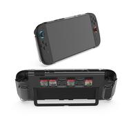 for Switch 2, PC Protective Cover Shockproof Anti-Fall Protective Case, 2025 Game Console for Switch2 Lightweight Durable Protection Hard Shell with 6 Cards Storage Slots