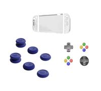 For Switch 2 Protective Case+D-Pad Button Cap Kit+Joystick Split Anti-Fall Anti-Scratch Case for Switch2