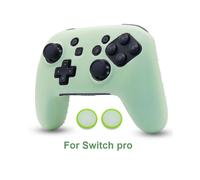 (For Switch Pro Green) Luminous Glowing in Dark Protective Cover For PS3 PS4 PS5 Xbox Switch Pro Game Controller Skin Silicone Covers Accessories