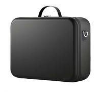 for Switch2 Game Console Travel Storage Bag - 21 Game Card Slots, Pro Controller/Charging Dock Compatible, Shockproof & Waterproof Design (Black2)