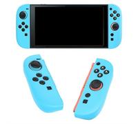 For Switch2 Handle Silicone Case - Anti-Shock & Dustproof Protection with Ergonomic Design, 8x4x2cm, 45g (Blue)